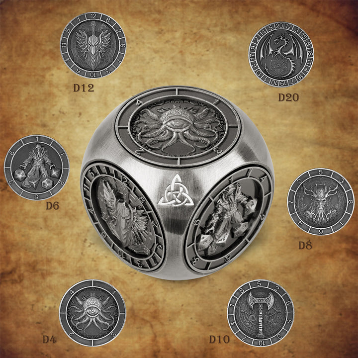 WorldNorse Triquetra Spinner-Würfel mit sechs Mustern - image 12