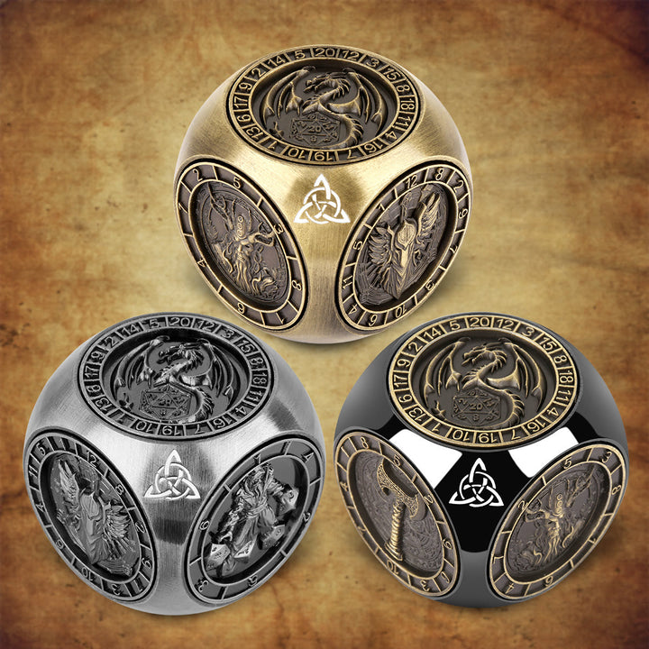 WorldNorse Triquetra Spinner-Würfel mit sechs Mustern - image 1