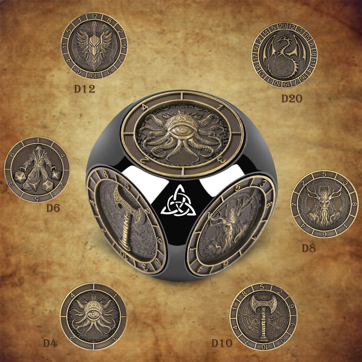 WorldNorse Triquetra Spinner-Würfel mit sechs Mustern - image 17