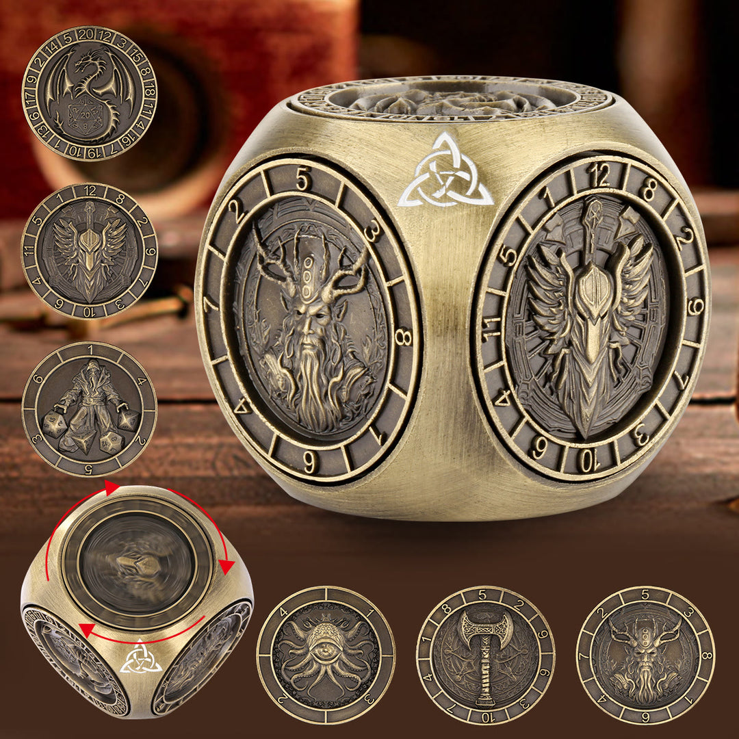 WorldNorse Triquetra Spinner-Würfel mit sechs Mustern - image 5