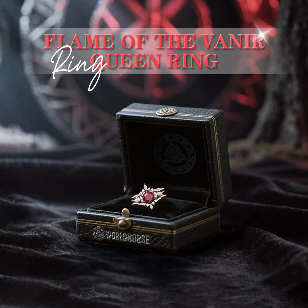 WorldNorse Flamme der Vanir-Königin Ring - image 2