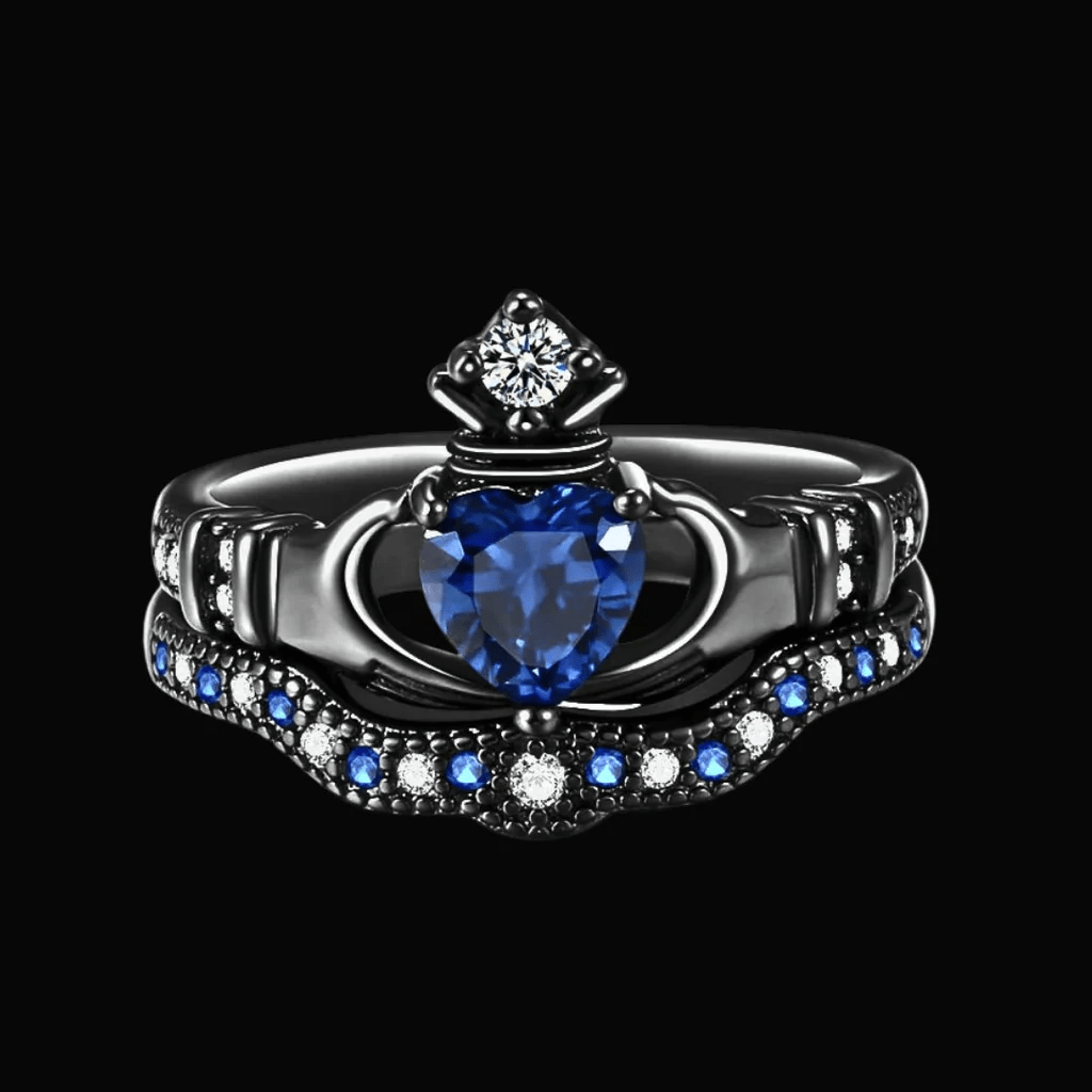 WorldNorse – Kronengebundener Herzring - 65mm - image 0