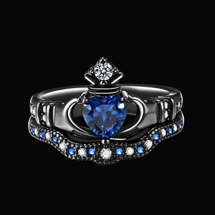 WorldNorse – Kronengebundener Herzring - 65mm - image 0