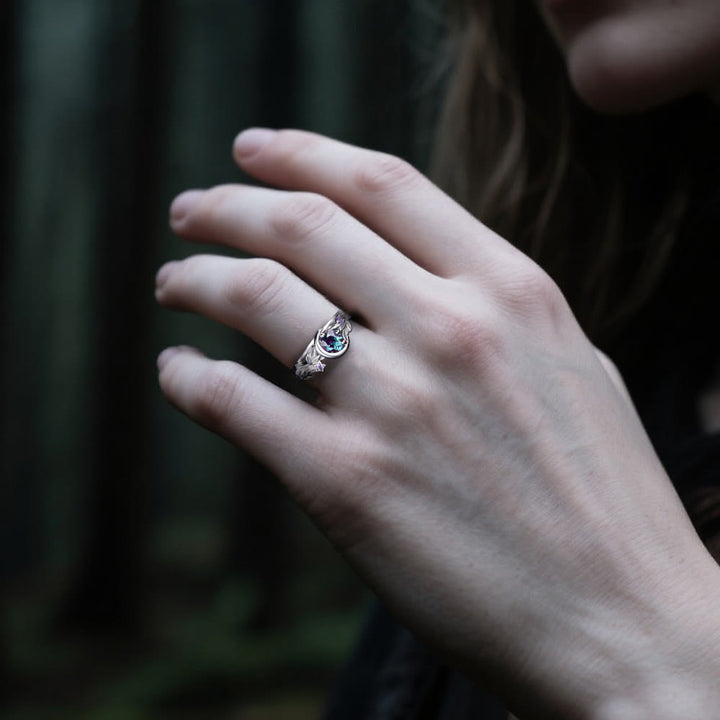 WorldNorse Mondstern-Zweigring - image 5