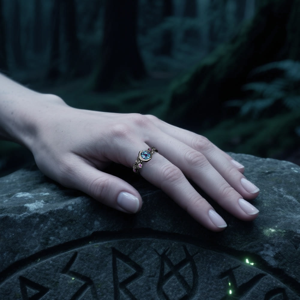 WorldNorse Mondstern-Zweigring - image 9