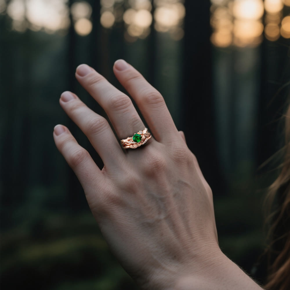 WorldNorse Enchanted Grove Grüner Zweigring - image 1