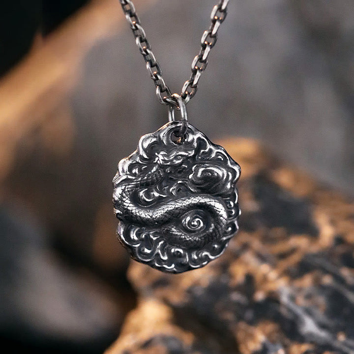 WorldNorse Halskette mit Glücksschlangen-Anhänger, 999 Sterlingsilber - image 3