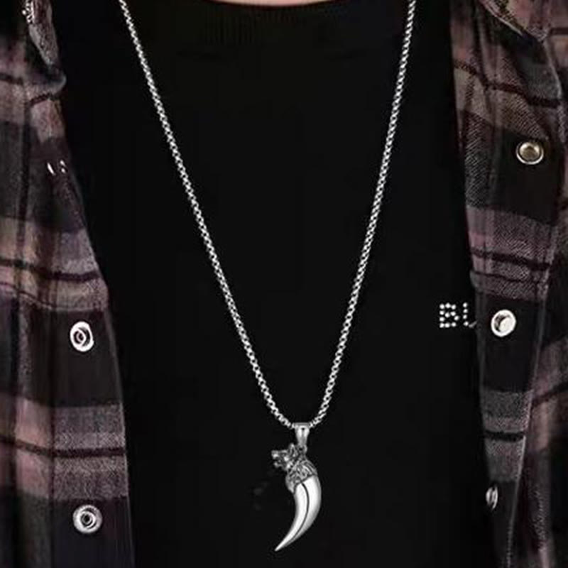 WorldNorse Halskette aus 925er Sterlingsilber mit Wolf - image 2