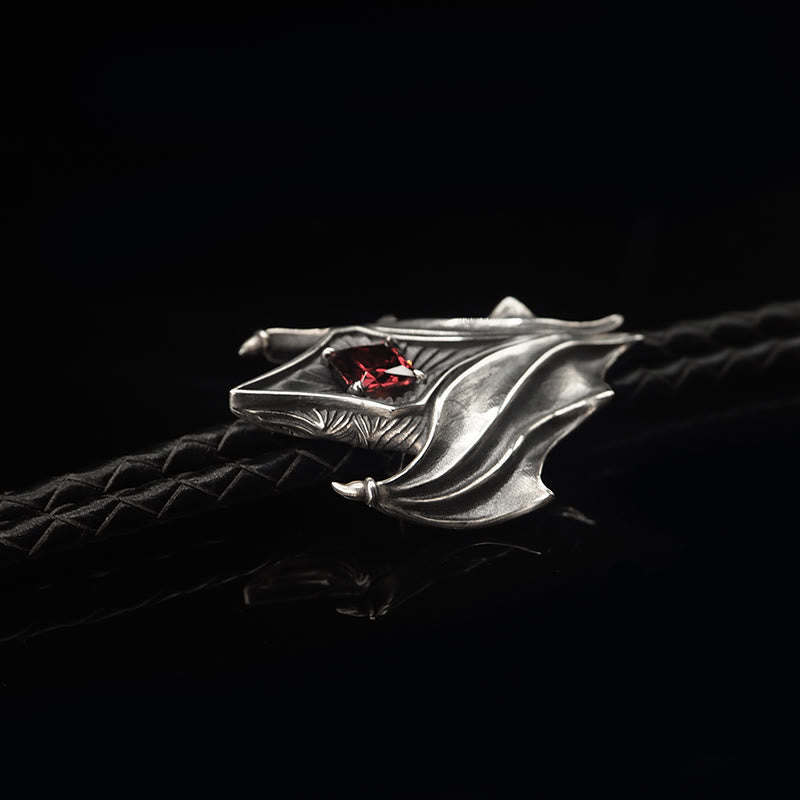 WorldNorse Bolotie-Halskette mit gotischem Flügel aus 925er Sterlingsilber - image 6