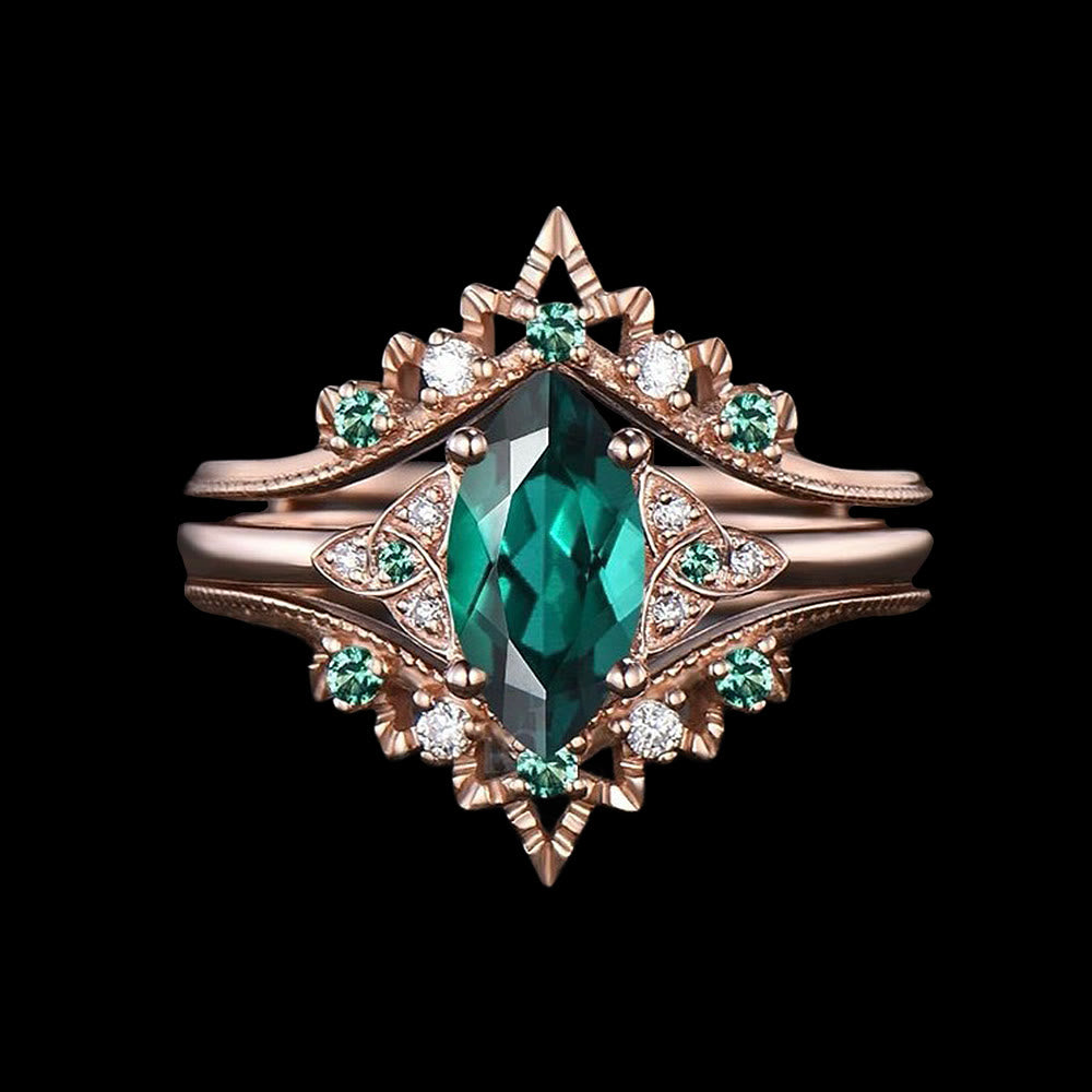 WorldNorse Eir's Emerald Grace Ring - 62mm - image 0