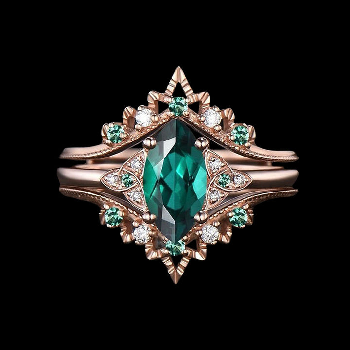 WorldNorse Eir's Emerald Grace Ring - 62mm - image 0