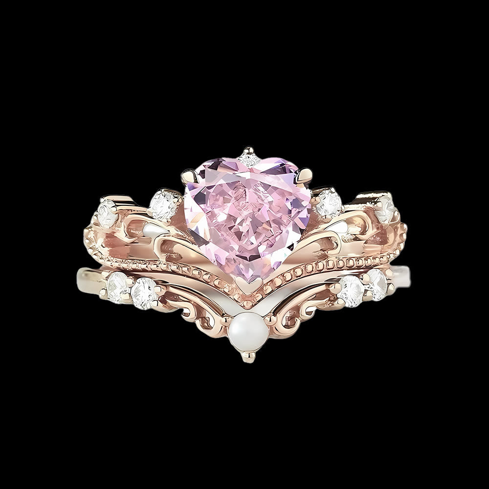 WorldNorse Freyjas Herzfeuer-Kronenring-Set - 62mm - image 0