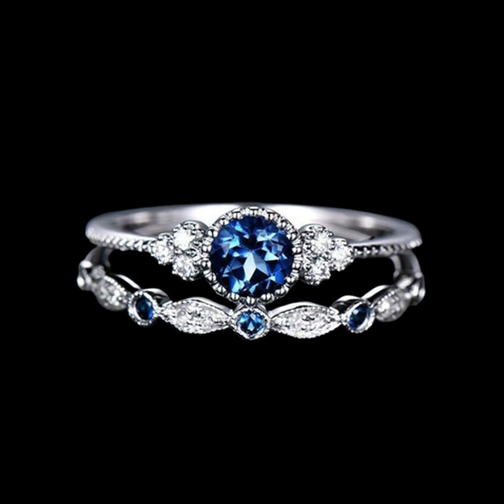 WorldNorse Nordischer Lovebond-Ring - Blau - 62mm - image 5