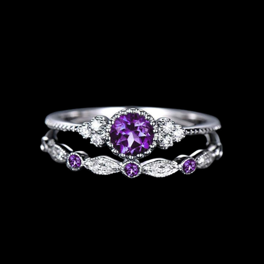 WorldNorse Nordischer Lovebond-Ring - Lila - 62mm - image 10