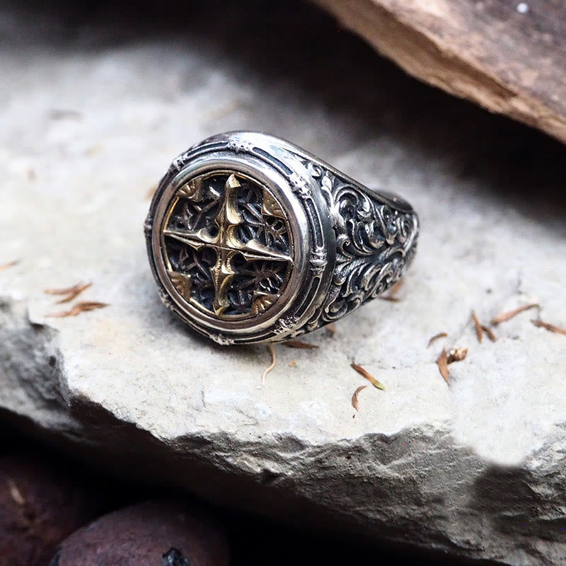 WorldNorse 925 Sterling Silber Barock Siegelring - image 4