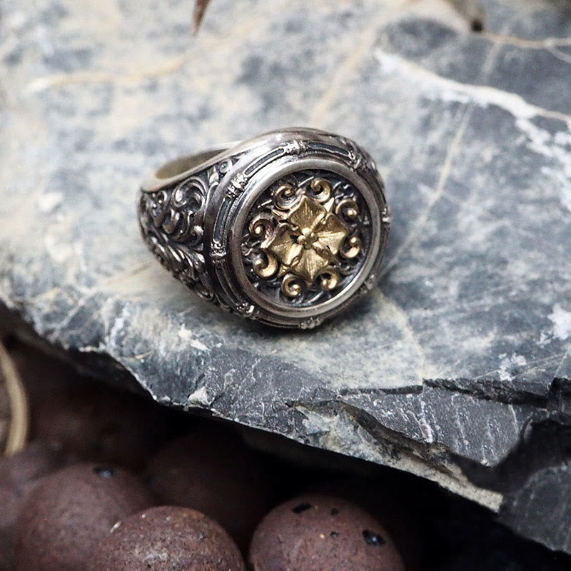 WorldNorse 925 Sterling Silber Barock Siegelring - image 5