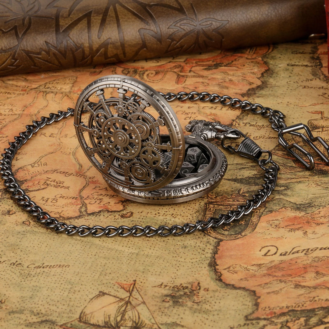 WorldNorse Steampunk Gears Würfel Set Taillenkette - image 4