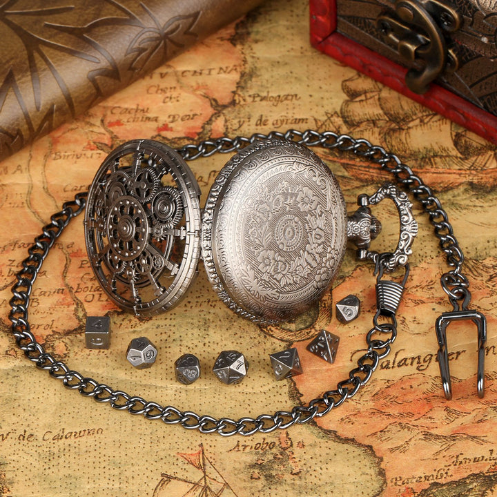 WorldNorse Steampunk Gears Würfel Set Taillenkette - image 3