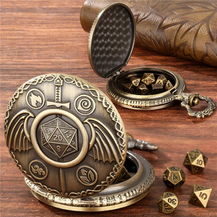 WorldNorse Schwertflügel Polyedrische Würfel Taillenkette - image 2