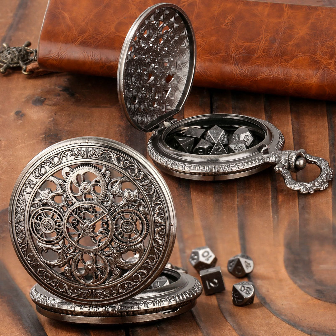 WorldNorse Punk Hollow Gears Mini-Würfel-Set, Taillenkette - image 9