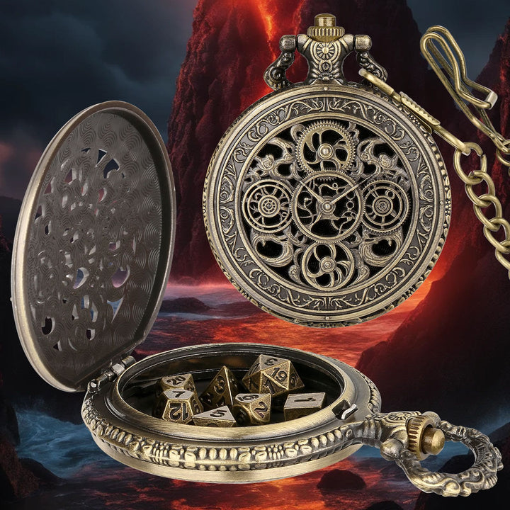 WorldNorse Punk Hollow Gears Mini-Würfel-Set, Taillenkette - image 3