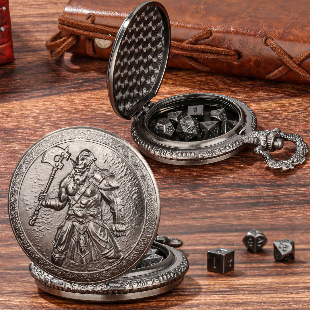 WorldNorse Wikinger Axt Barbarians Mehrseitiges Würfelset Taillenkette - image 8