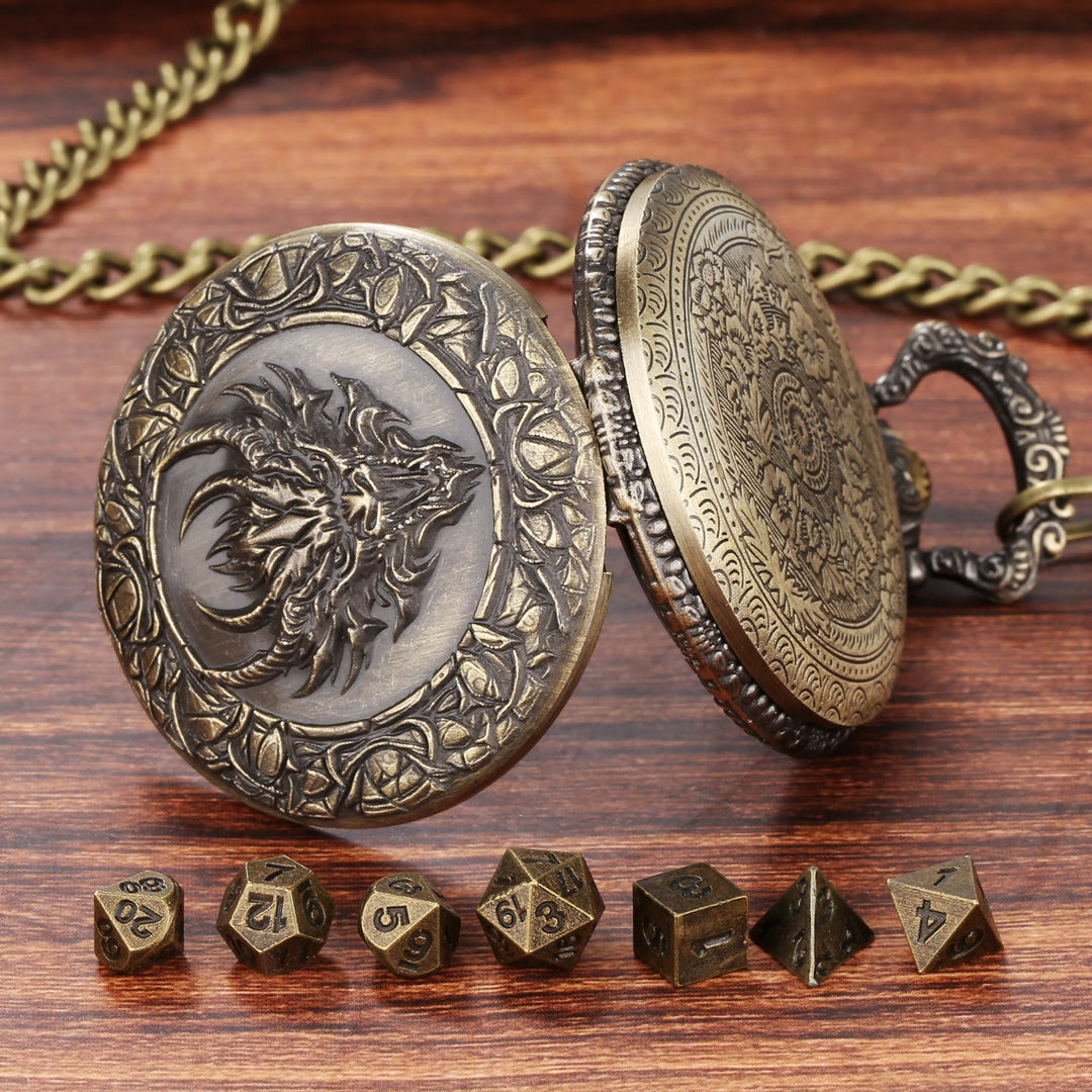 WorldNorse Viking Dragon Mini Polyedrisches Würfelset Taillenkette - image 4