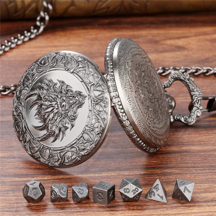 WorldNorse Viking Dragon Mini Polyedrisches Würfelset Taillenkette - image 8