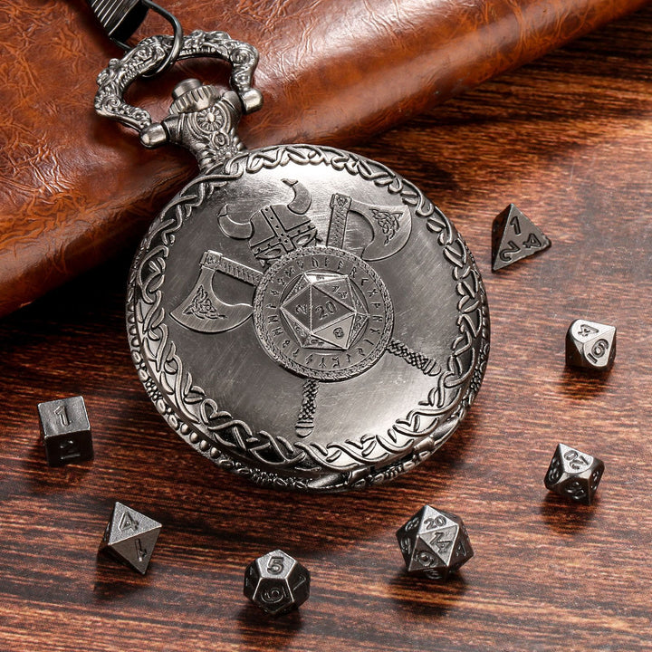 WorldNorse Wikinger Axt Helm Rune Sieben Würfel Taille Kette - image 2