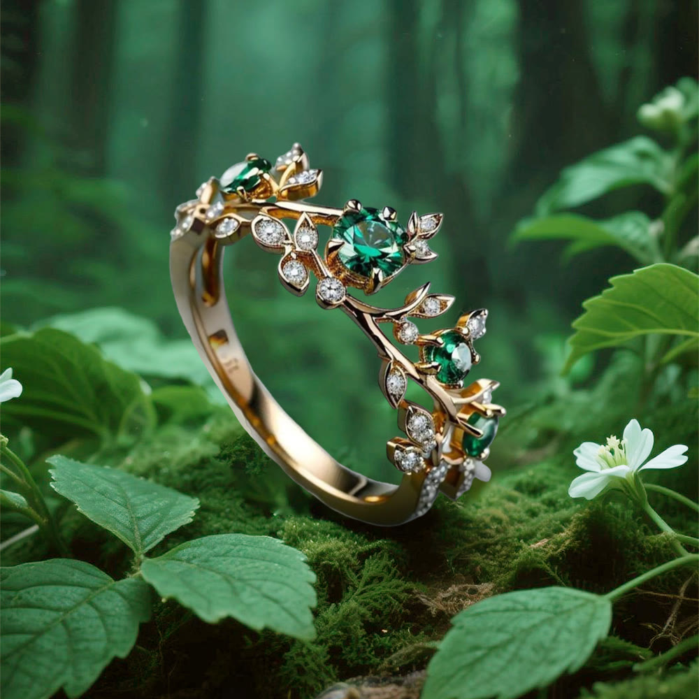 WorldNorse Emerald Blooming Grove Ring - 62mm - image 0
