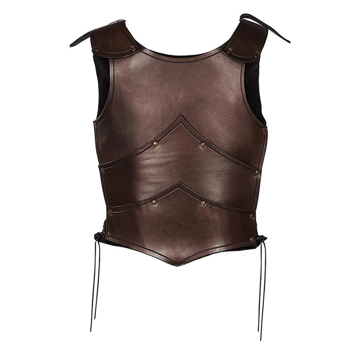 WorldNorse Damen-Brustpanzer mit Retro-Nieten und vier Ringschnallen - image 3