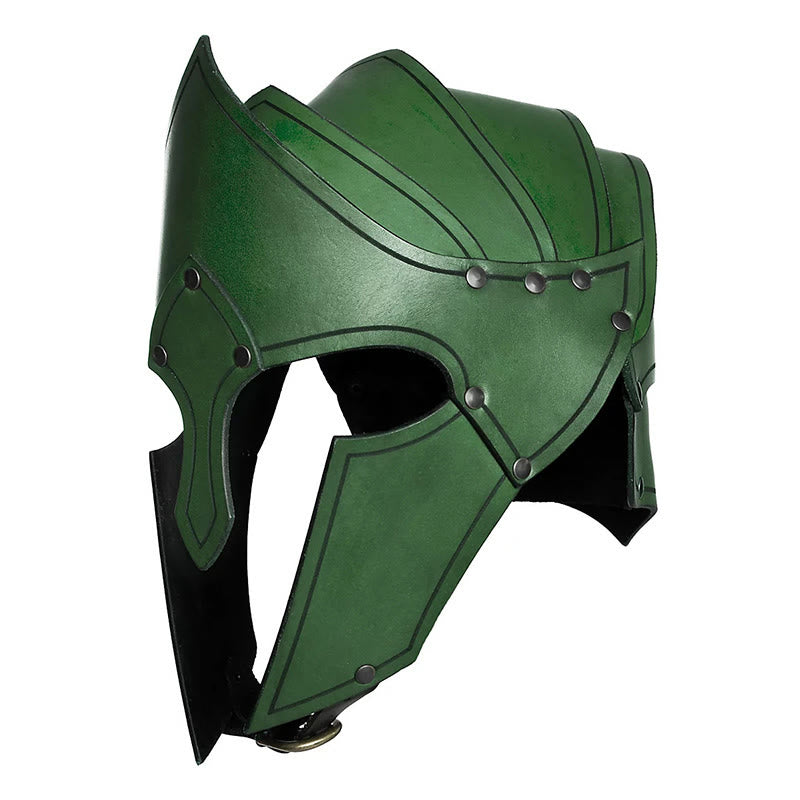 WorldNorse Mittelalter Renaissance Nordischer Reiterhelm - Grün - image 4