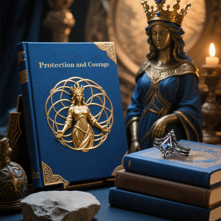 WorldNorse Schwarzer Twilight-Kronenring - image 3