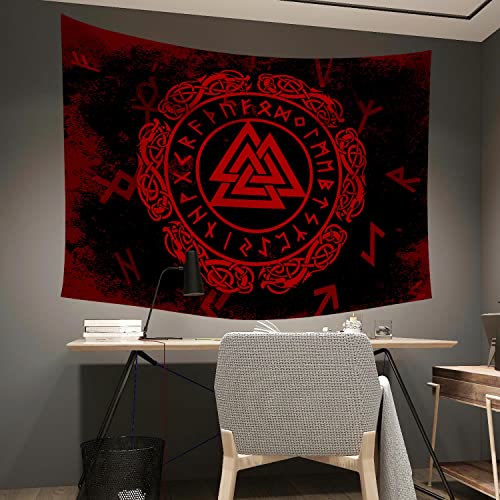 WorldNorse Dark Enchanted Valknut Wandteppich - image 3