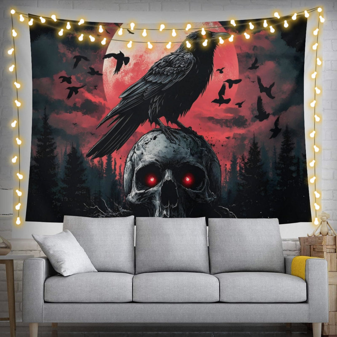 WorldNorse Blutmond Raven Wandbehang - image 2