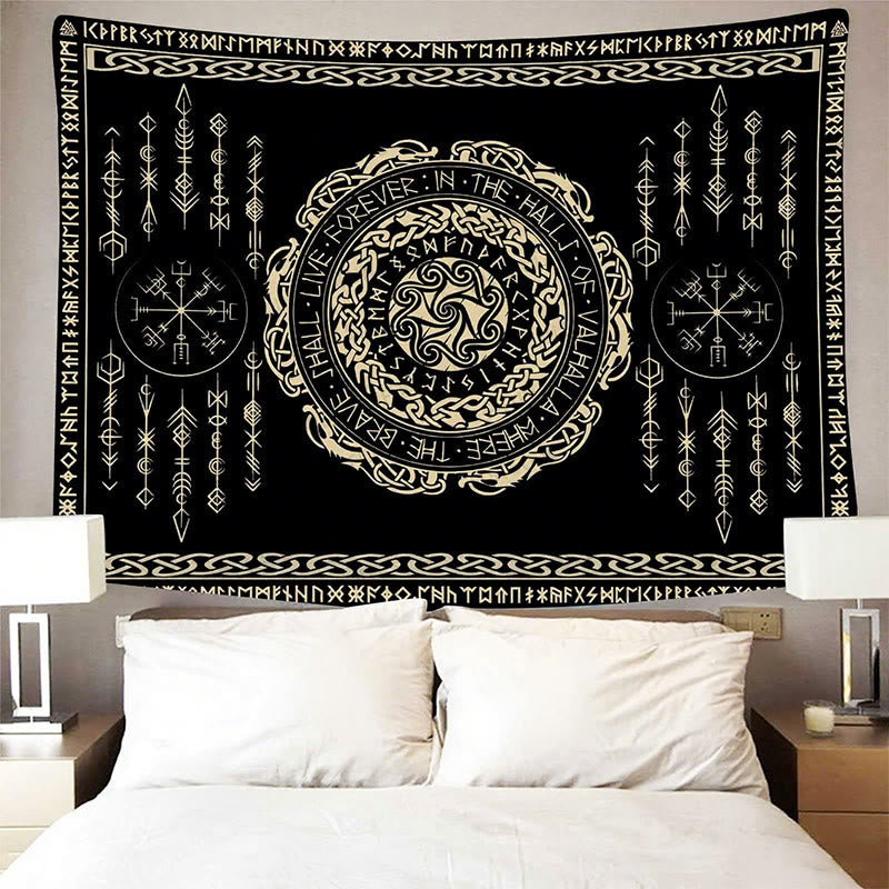 WorldNorse Timeless Triskelion Keltische Rune Wandteppich - image 3