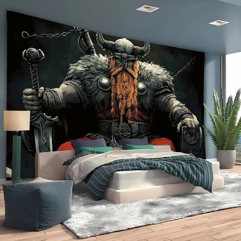 WorldNorse Armored Fighter Sword Accents Wandbehang - image 1