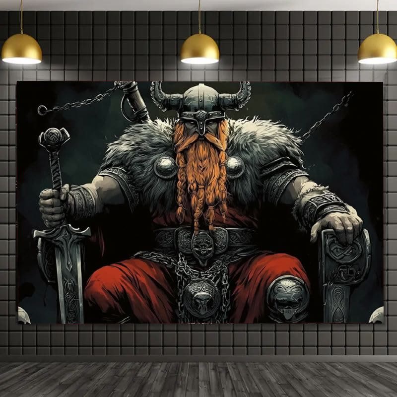 WorldNorse Armored Fighter Sword Accents Wandbehang - image 4