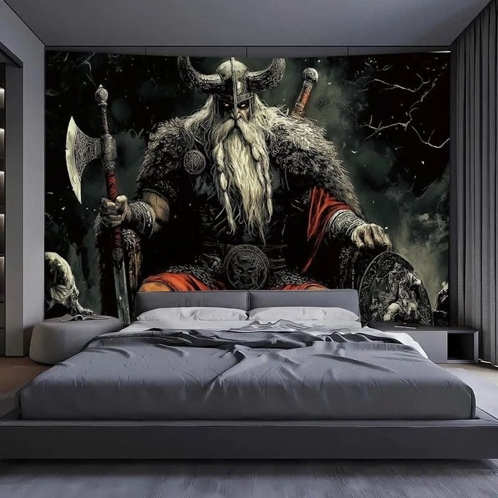 WorldNorse Nordische Waffe mit einem Schild Wandbehang - image 2