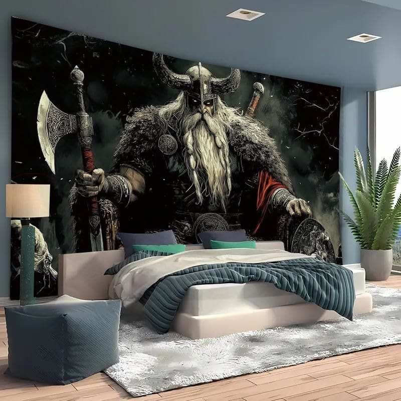 WorldNorse Nordische Waffe mit einem Schild Wandbehang - image 1