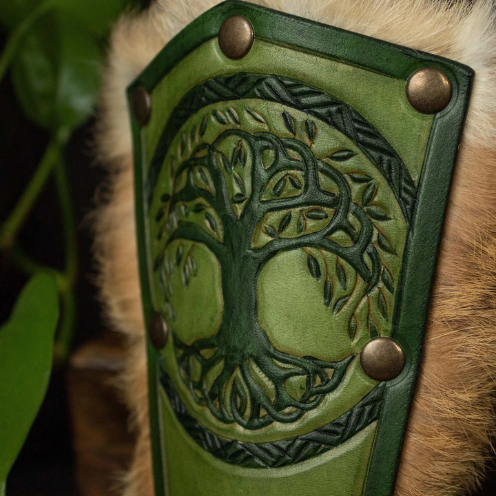 WorldNorse Yggdrasil Valhalla Schild Knotenmuster Armschienen - image 2