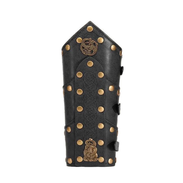 WorldNorse Keltischer Knoten Metallzubehör Armschienen - Ohne Fell - Schwarz - image 6