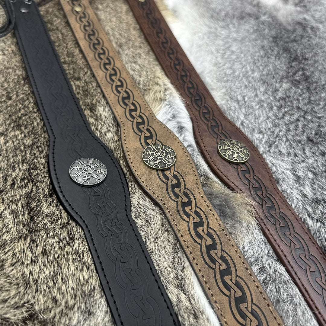 WorldNorse Retro-Stirnband mit Keltischer Knoten und Helm der Ehrfurcht - image 5