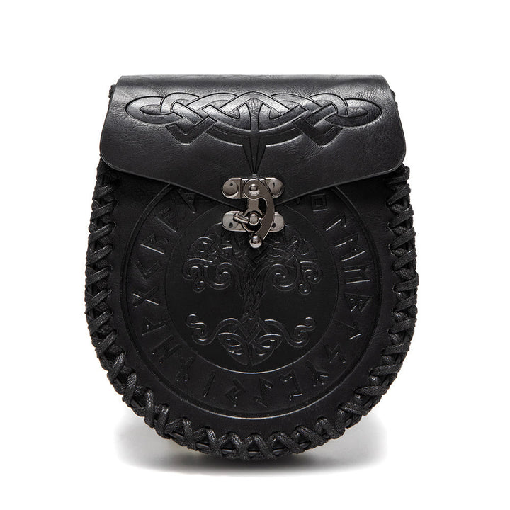 WorldNorse Yggdrasil Keltischer Knoten Beuteltasche - Schwarz - image 3