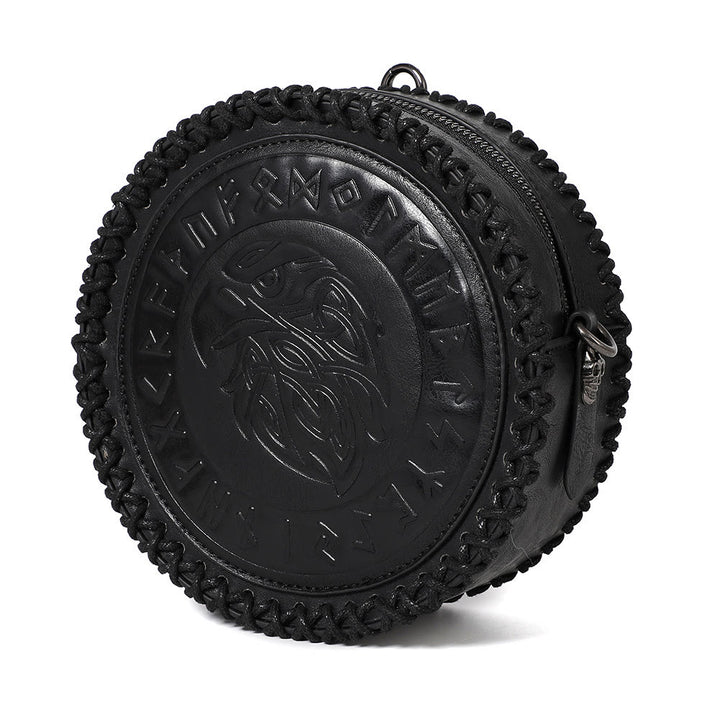 WorldNorse Viking Rune Eagle Umhängetasche mit Prägung - image 7