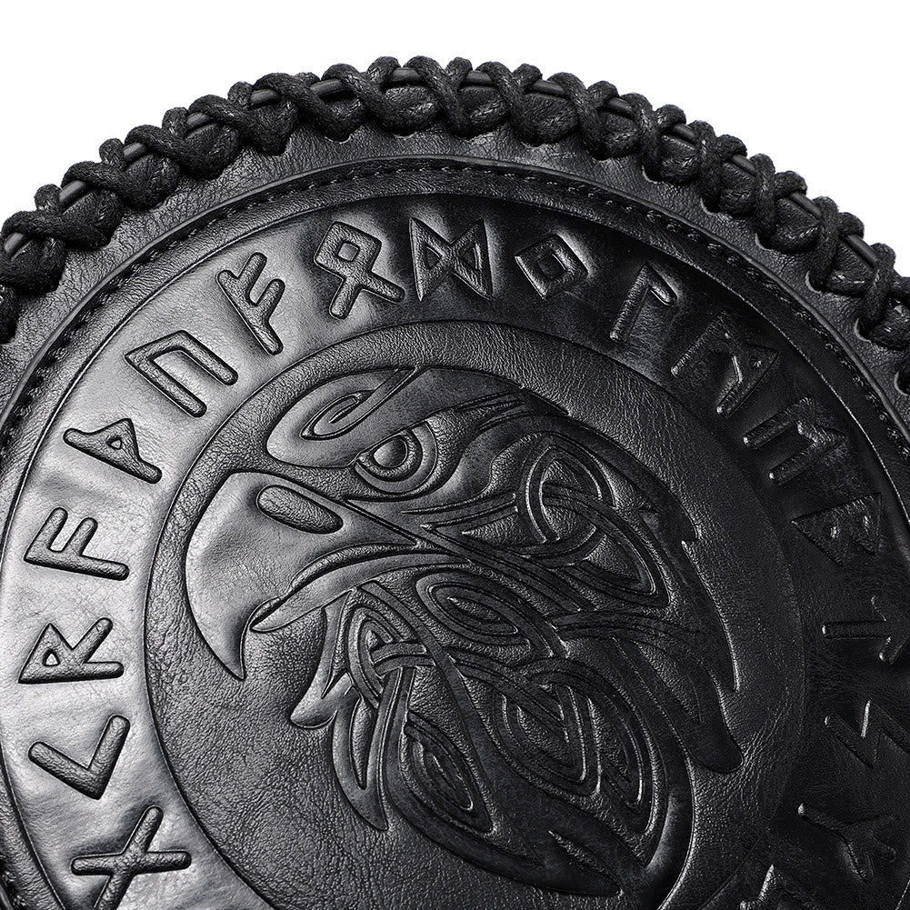 WorldNorse Viking Rune Eagle Umhängetasche mit Prägung - image 10