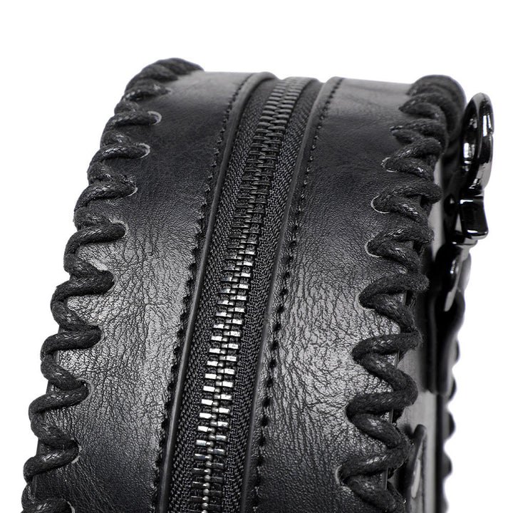 WorldNorse Viking Rune Eagle Umhängetasche mit Prägung - image 8