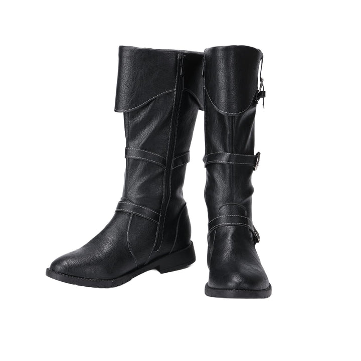 WorldNorse – Slouch-Stiefel im Western-Stil mit Schnalle - image 1