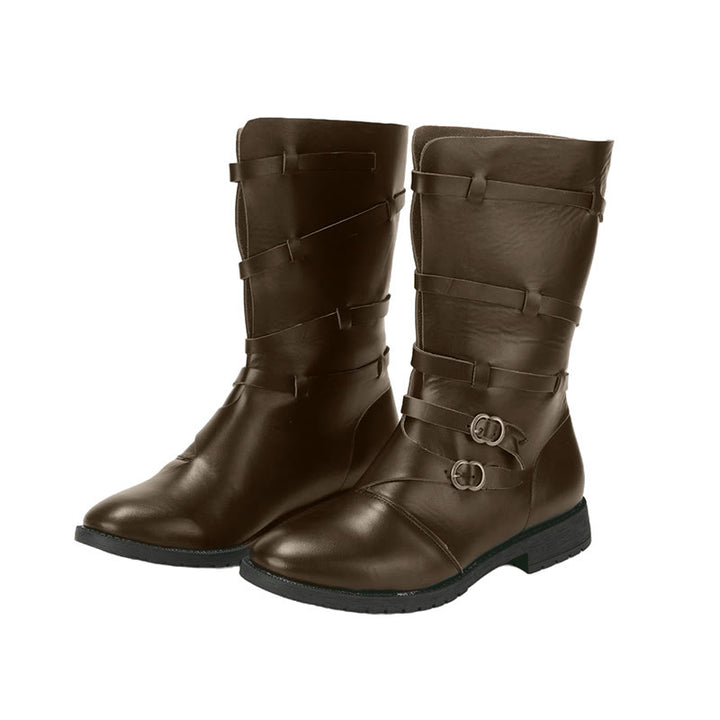 WorldNorse – Handgefertigte Stiefel aus Leder mit Schnallenriemen - image 3