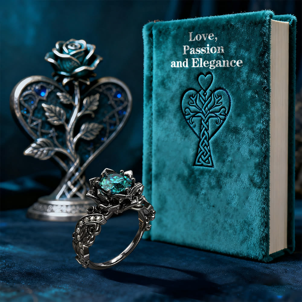 WorldNorse Schwarzer Rosenblütenring - image 3